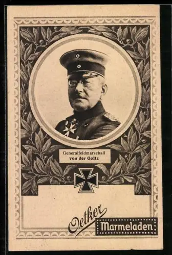 AK Oetker Marmeladen, Generalfeldmarschall von der Goltz
