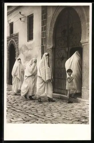 AK Orientalische Volkstypen, Mohammedanerinnen mit Schleier