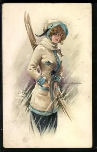 Künstler-AK Schilbach: The Snow Princess