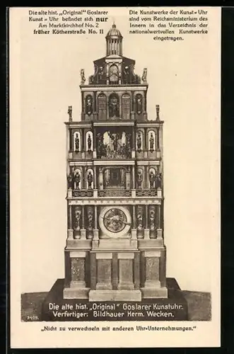 AK Goslar a. Harz, Kunstuhr