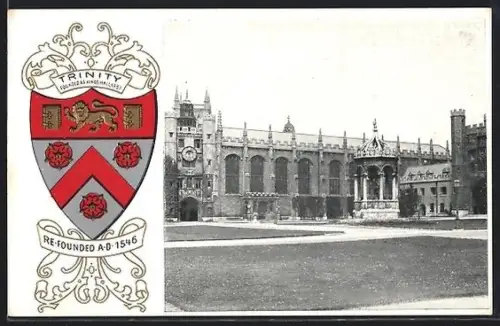 AK Cambridge, Cambridge University, Trinity, Studentenwappen