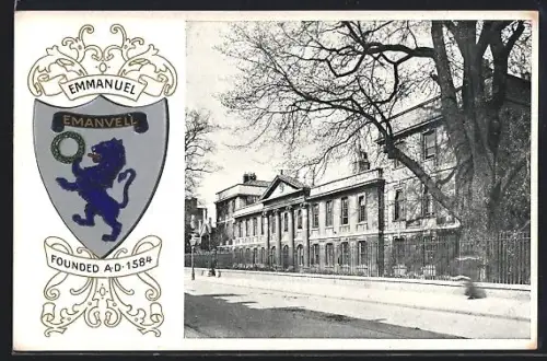 AK Cambridge, Cambridge University, Emmanuel, Studentenwappen