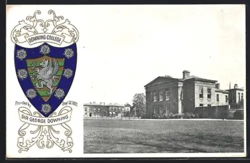 AK Cambridge, Cambridge University, Downing College, Studentenwappen