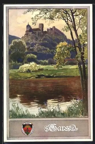 AK Deutscher Schulverein Nr. 180: Gars, Blick zum Schloss