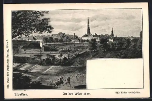 AK Alt-Wien, An der Wien 1820