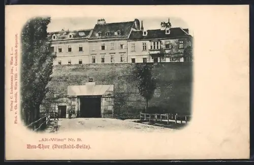 AK Alt-Wien, Neu-Thor, Vorstadt-Seite