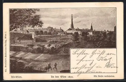 AK Alt-Wien, An der Wien 1820