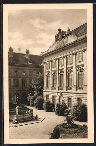 AK Wien, Josefinum, Mittel- und Seitentrakt