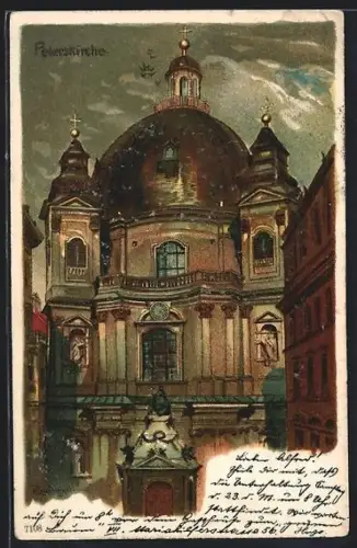 Künstler-AK Wien I, Peterskirche