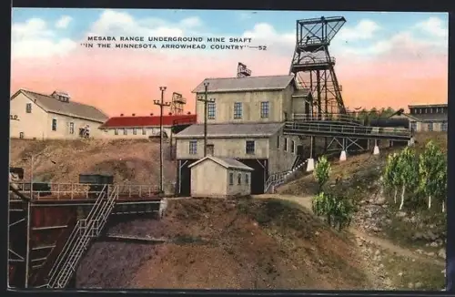 AK Mesabi, MN, Underground mine shaft