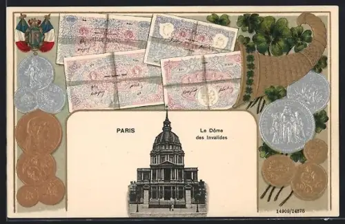 Präge-AK Paris, Le Dôme des Invalides
