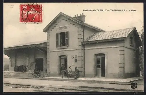 AK Theneuille /Cérilly, La Gare