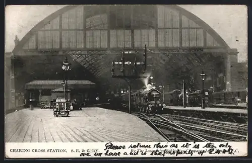 AK London, Charing Cross Station