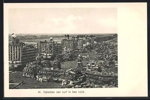 AK Aufladen von Torf