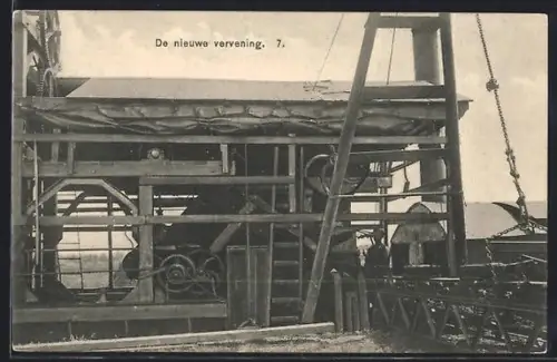 AK Maschine für das Torfstechen