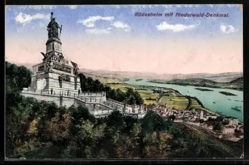 AK Rüdesheim, Niederwald-Denkmal