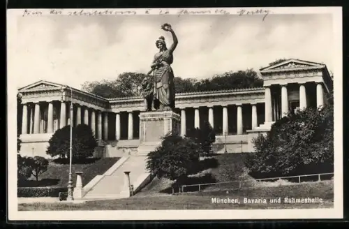 AK München, Bavaria und Ruhmeshalle