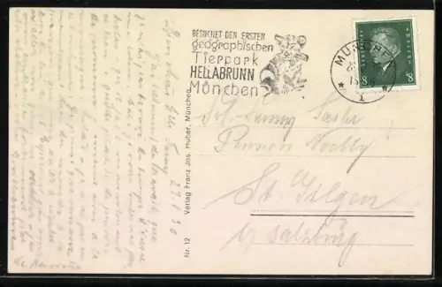 AK München, Bavaria und Ruhmeshalle