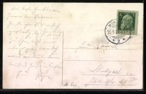 AK München, Bavaria und Ruhmeshalle