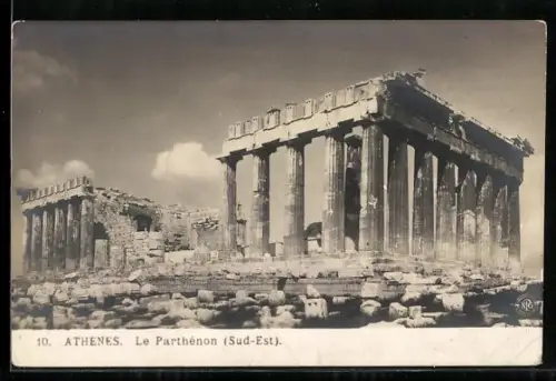 AK Athenes, Le Parthenon, Sud-Est