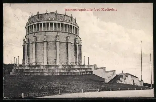 AK Kelheim, Ansicht von der Befreiungshalle