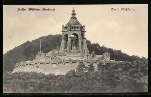 AK Porta Westfalica, Kaiser Wilhelm-Denkmal