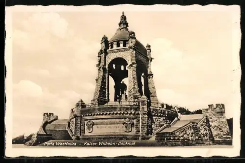 AK Porta Westfalica, Kaiser-Wilhelm-Denkmal