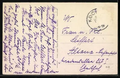 AK München, Bavaria mit Ruhmeshalle