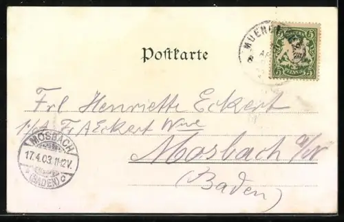 AK München, Bavaria und Ruhmeshalle