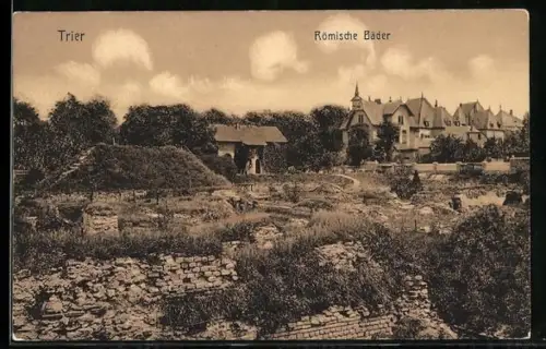 AK Trier, Römische Bäder