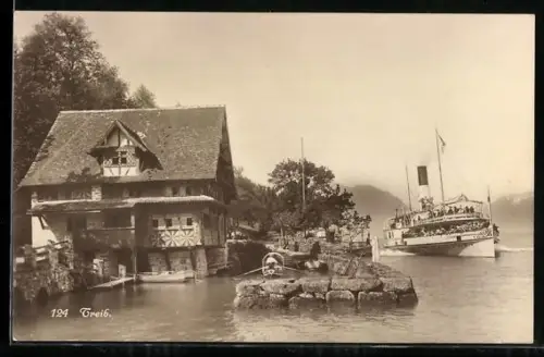 AK Treib, Dampfer am Anleger