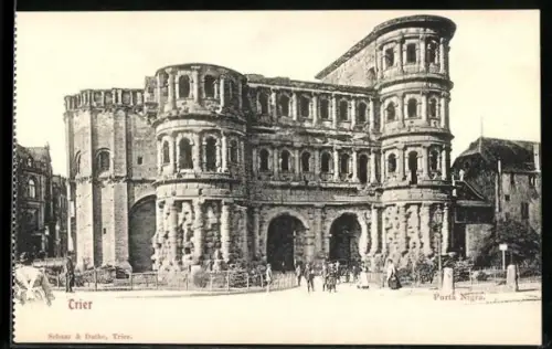AK Trier, Porta Nigra, Landseite