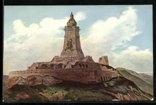 AK Kaiser Wilhelm-Denkmal auf dem Kyffhäuser