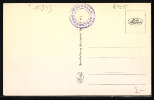 AK Regensburg, Inneres der Walhalla