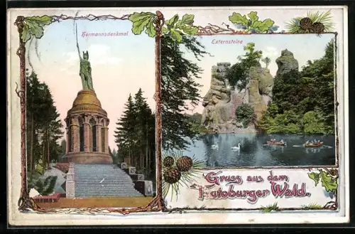 AK Detmold, Hermannsdenkmal und Externsteine