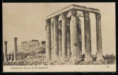 AK Athènes, Temple of Zeus & Acropolis