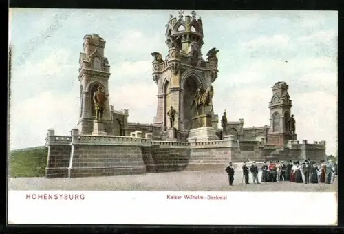 AK Hohensyburg, Kaiser Wilhelm-Denkmal