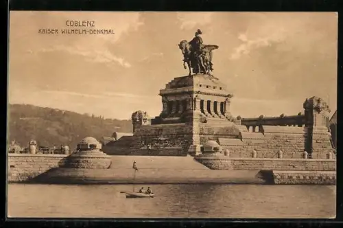 AK Coblenz, Kaiser Wilhelm-Denkmal