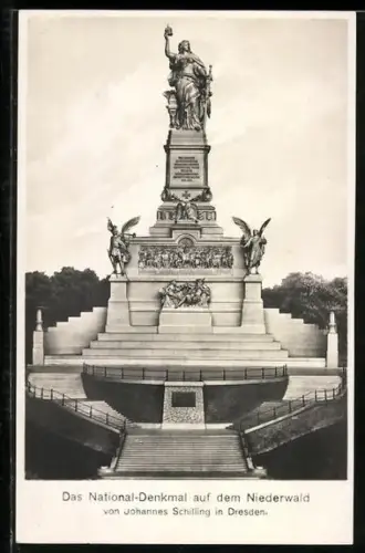 AK Das Nationaldenkmal auf dem Niederwald