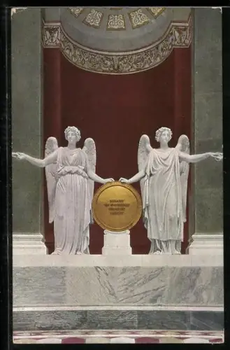 AK Kelheim, Befreiungshalle, Siegesgöttinnen, Einzelgruppe