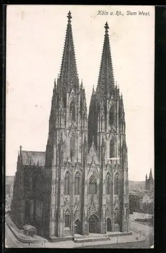 AK Köln a. Rh., Blick zum Dom
