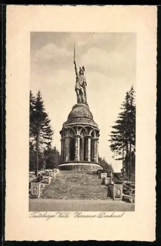 AK Detmold, Hermanns-Denkmal im Teutoburger Wald