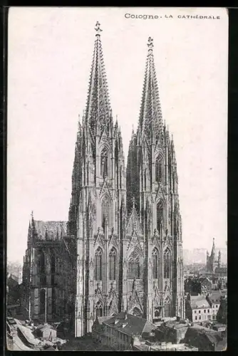 AK Köln, Der Kölner Dom, Frontansicht
