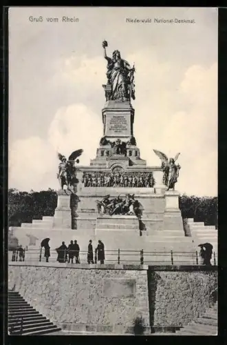 AK National-Denkmal auf dem Niederwald
