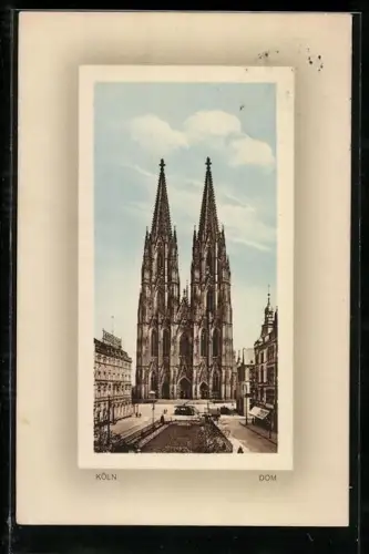 AK Köln, Blick zum Dom