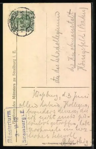 AK Strassburg, Strassburger Münster