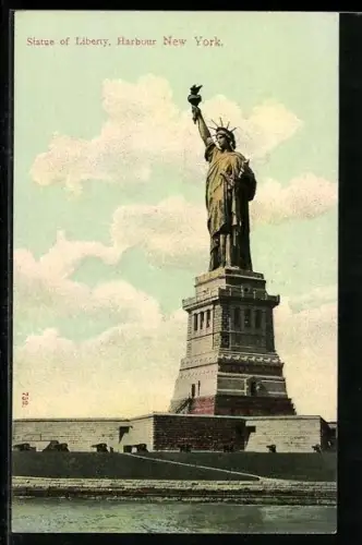 AK New York City, NY, Statue of Liberty, Harbour New York