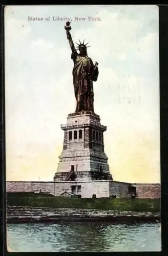 AK New York, The Statue of Liberty, Freiheitsstatue