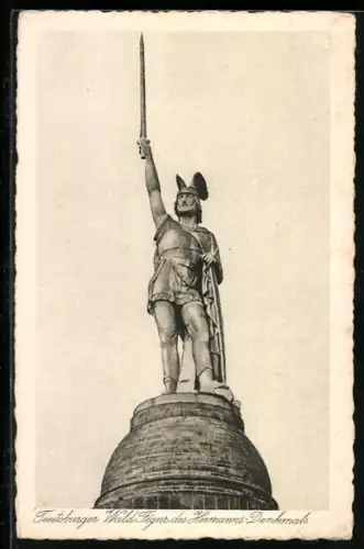 AK Detmold, Figur des Hermannsdenkmal