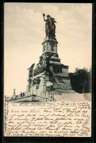 AK Nationaldenkmal auf dem Niederwald